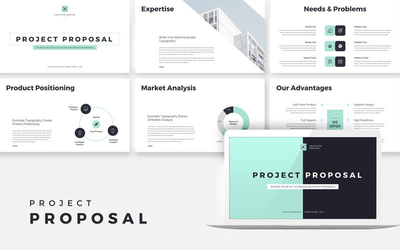 project proposal powerpoint template original