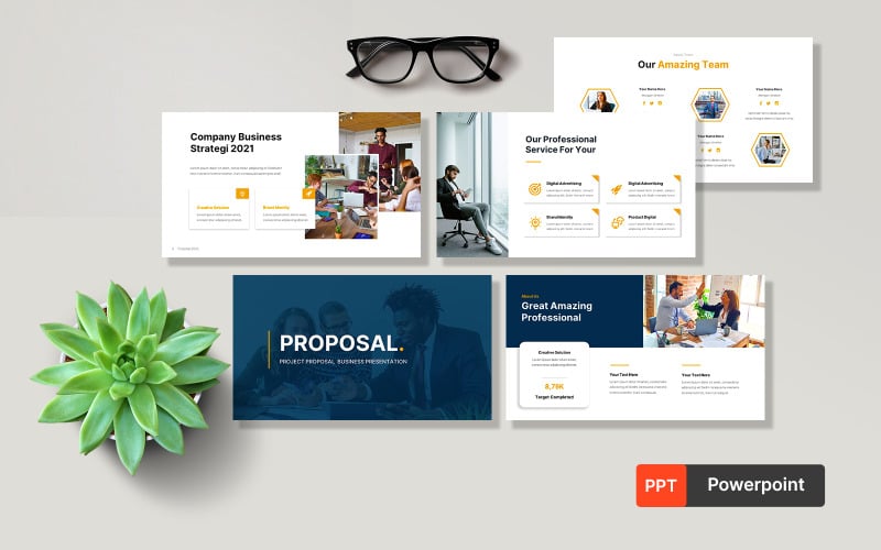 project proposal powerpoint templates original