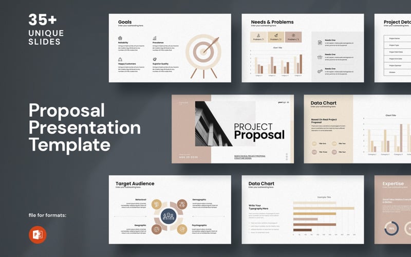 project proposal powerpont presentation template original