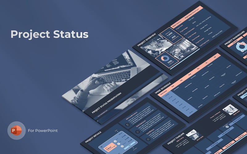project status powerpoint original