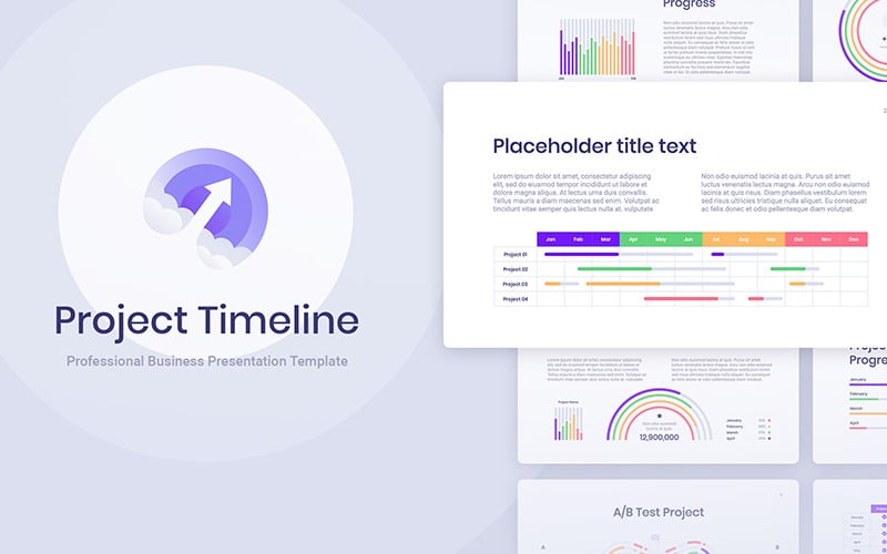 project timeline powerpoint template original