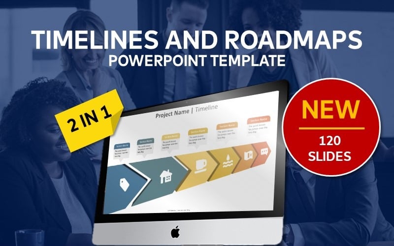 project timelines and roadmaps powerpoint template original