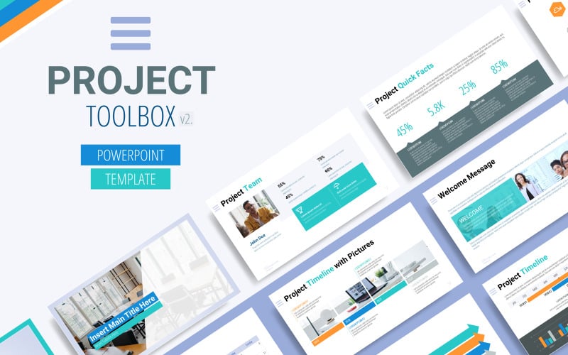project toolbox multipurpose powerpoint template original