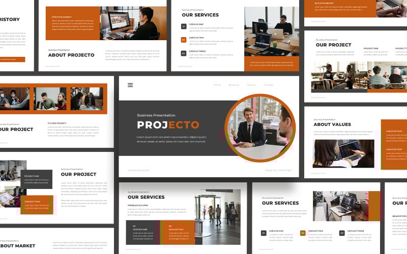 projecto business powerpoint presentation original