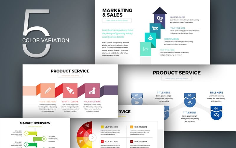 promax infographic business powerpoint presentation template original
