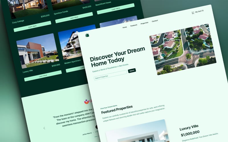 properta real estate html landing page template original
