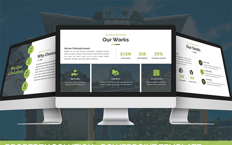 property solution powerpoint template original