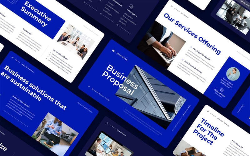 propitch business proposal powerpoint template original