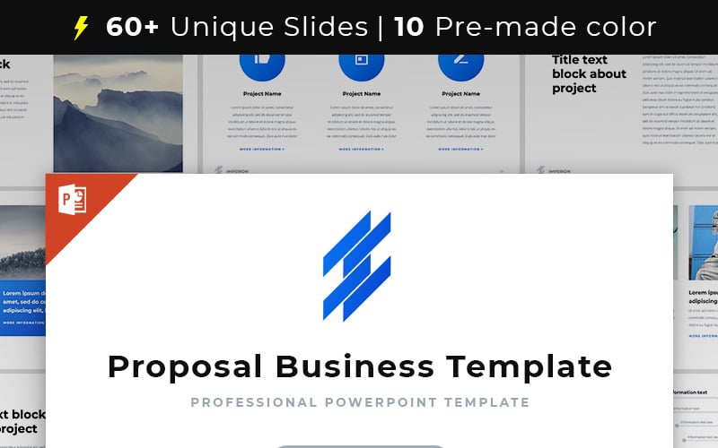 proposal business powerpoint template original