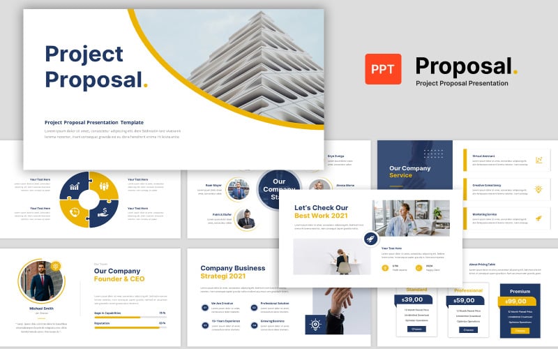 proposal business presentation powerpoint template original