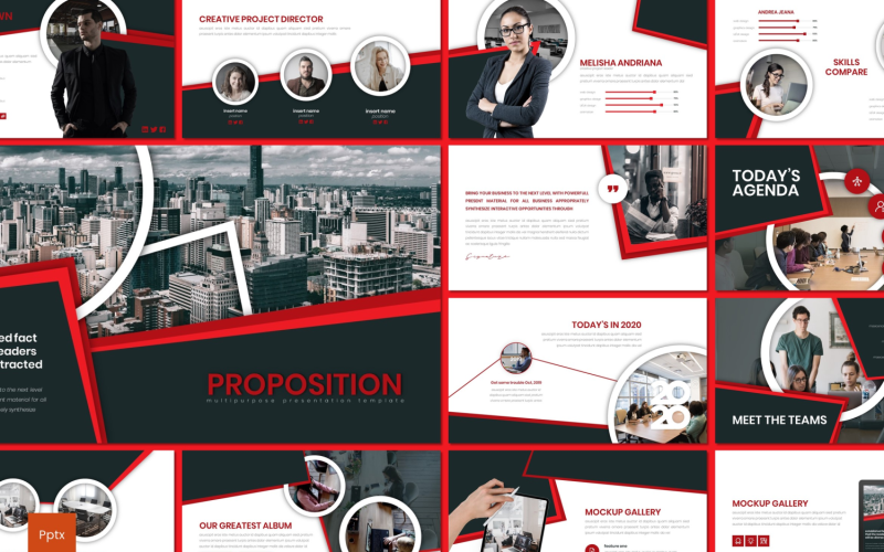 proposition powerpoint template original