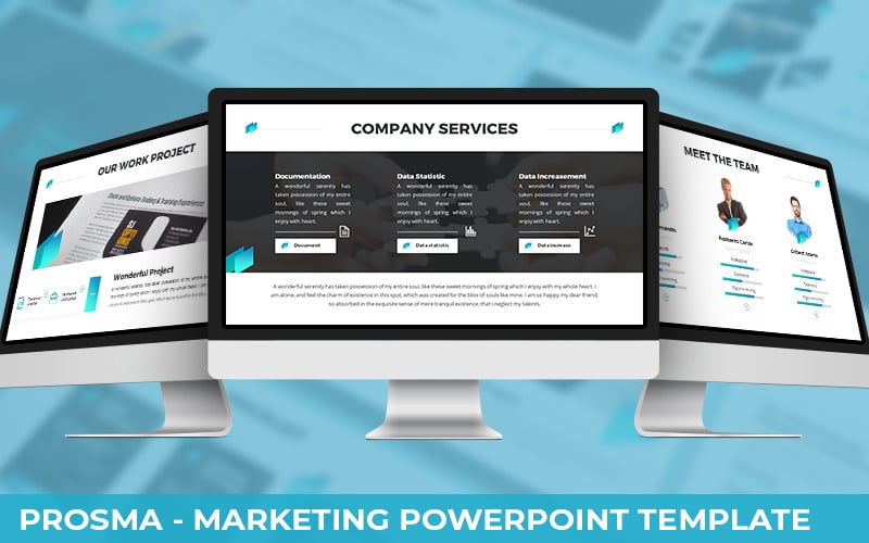 prosma marketing powerpoint template original