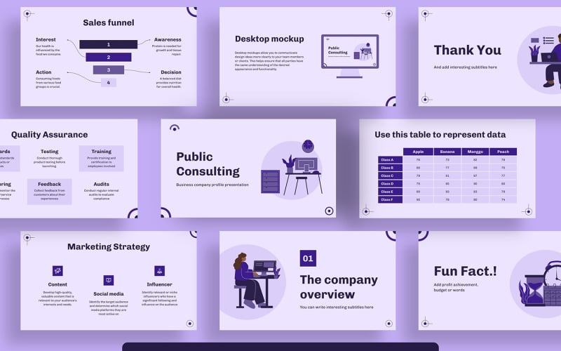public consulting multipurpose powerpoint original