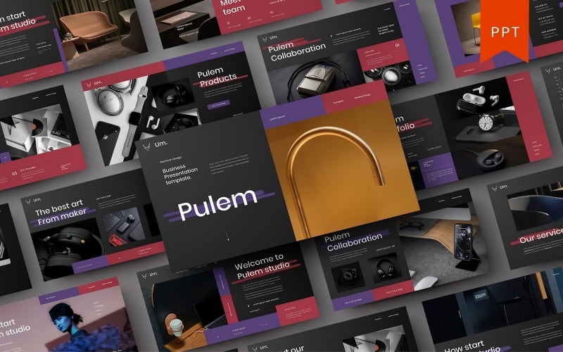 pulem business powerpoint template original