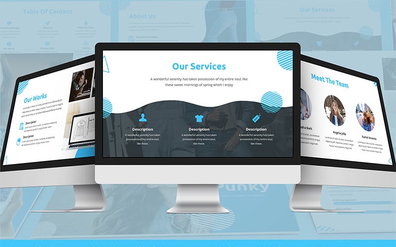 pungky fashion creative powerpoint template original