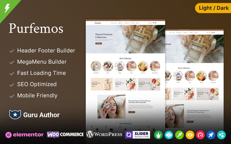 purfemos perfumes fashion and cosmetics store woocommerce theme original
