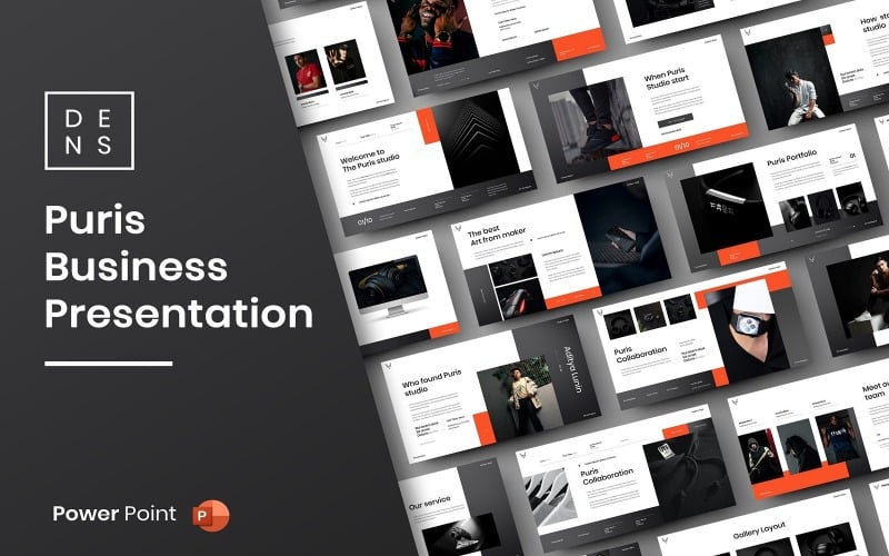 puris business powerpoint template original