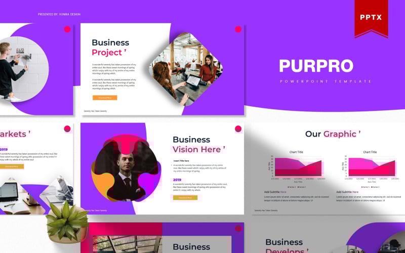 purpro powerpoint template original