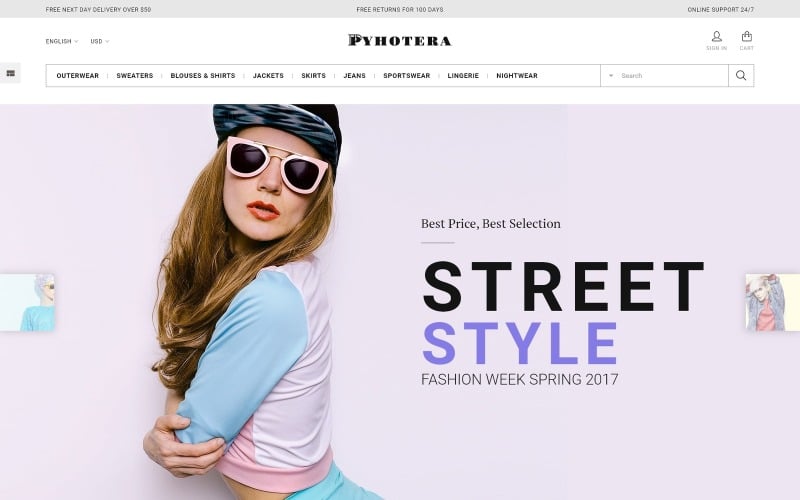 pyhotera prestashop theme original