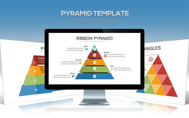 pyramid powerpoint template original