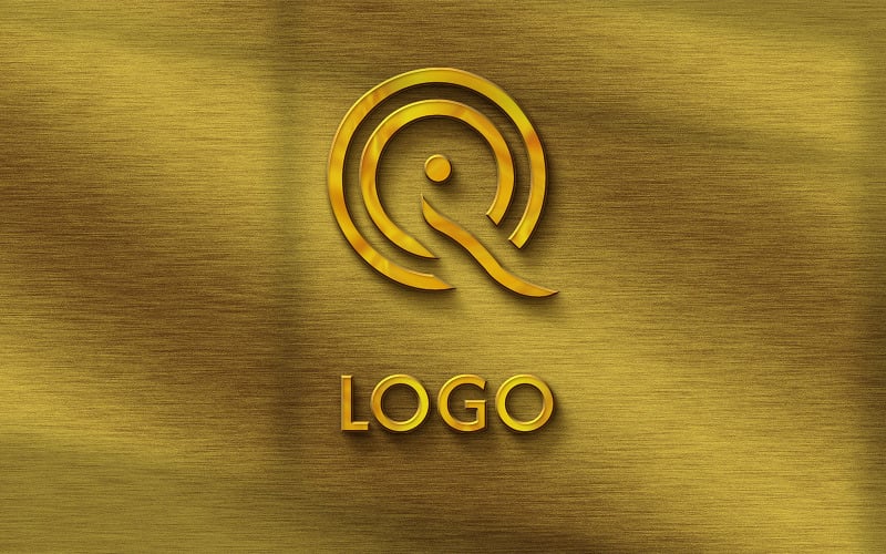 q qatar style logo template original