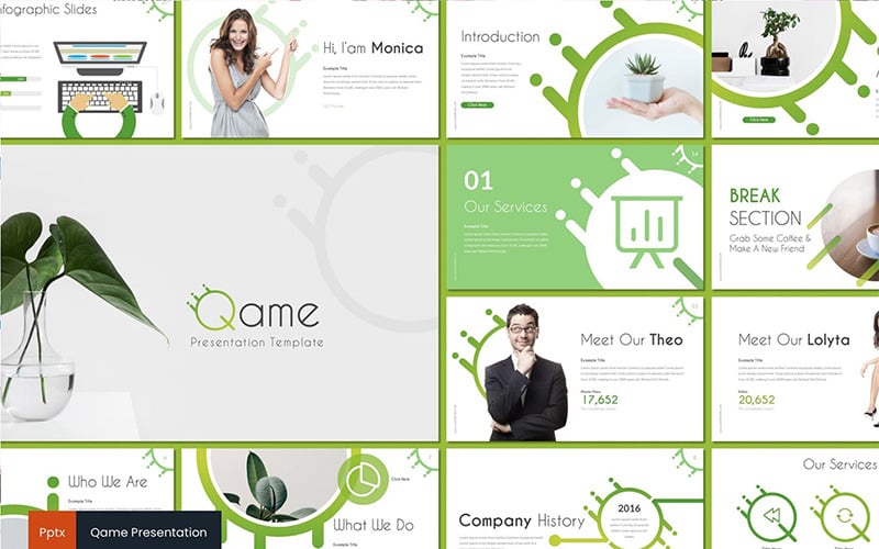 qame powerpoint template original