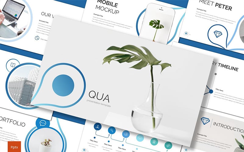 qua powerpoint template original