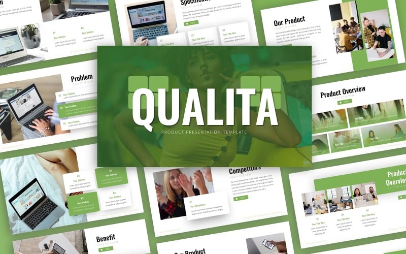 qualita product presentation powerpoint template original