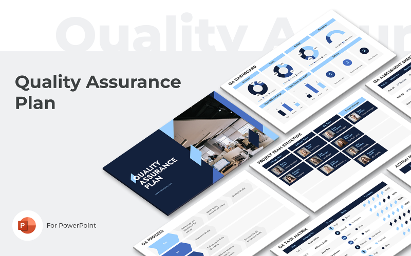 quality assurance plan powerpoint template original