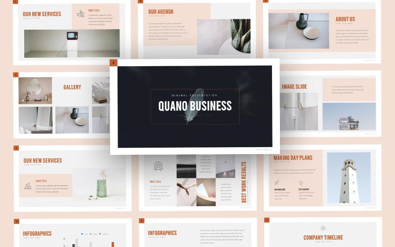 quano clean business powerpoint template original