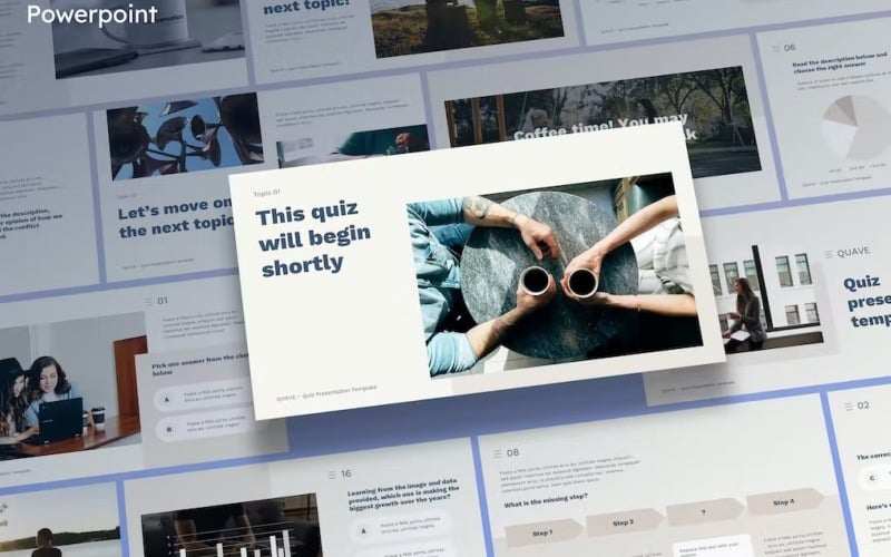 quave quiz powerpoint template original
