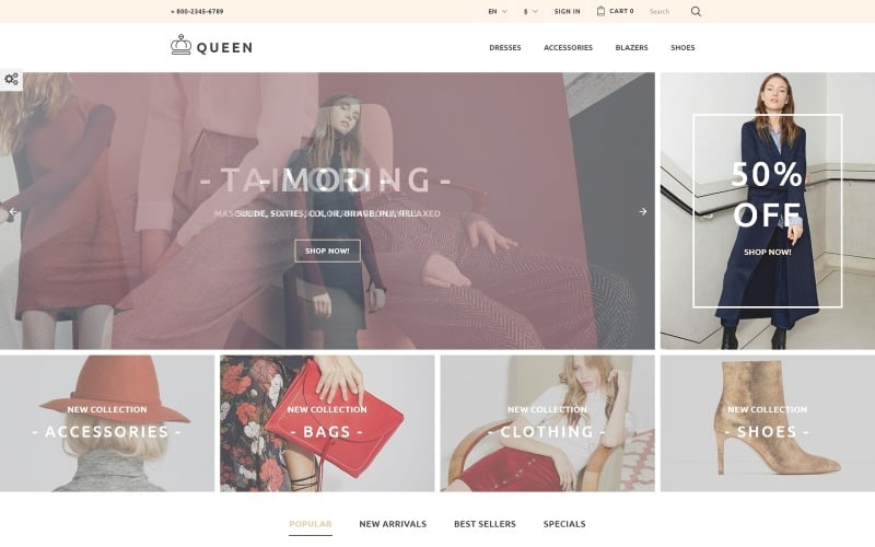 queen womens clothes prestashop theme original