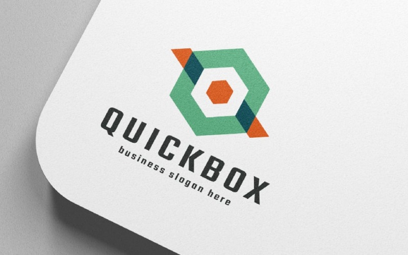 quick box letter q pro branding logo original