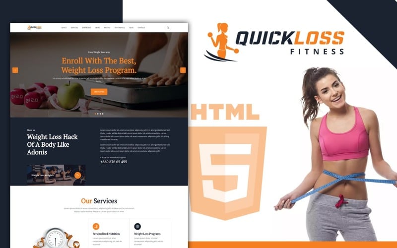 quickloss weight loss clinic landing page template original