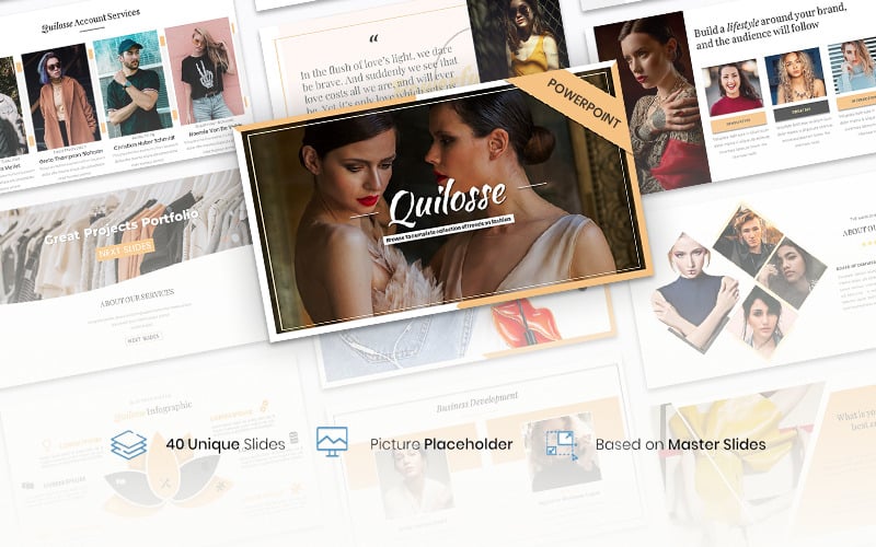quilosse creative business powerpoint template original