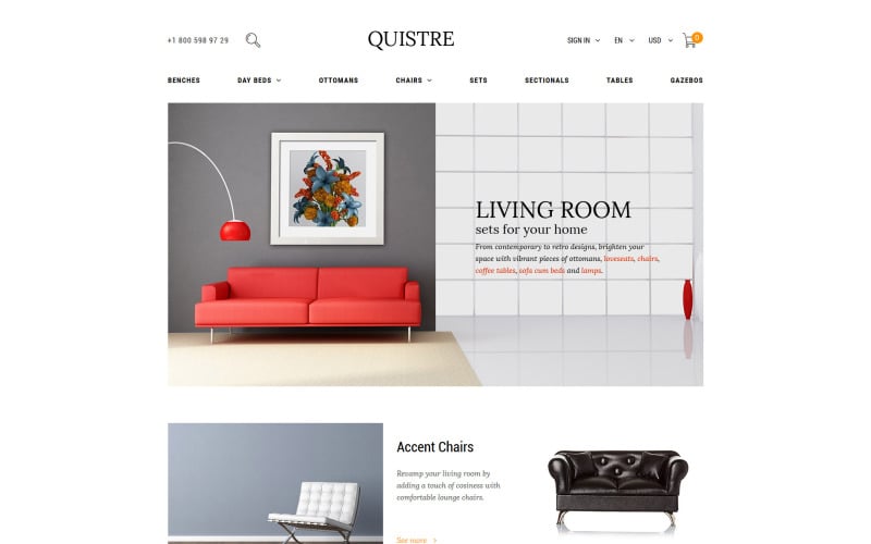 quistre interior prestashop theme original