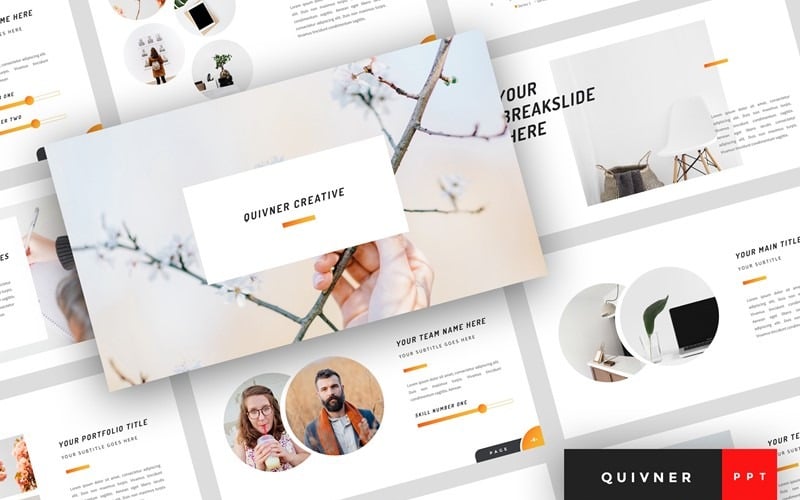 quivner creative powerpoint template original