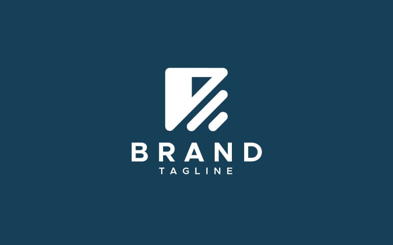 r or k letter minimal logo design original