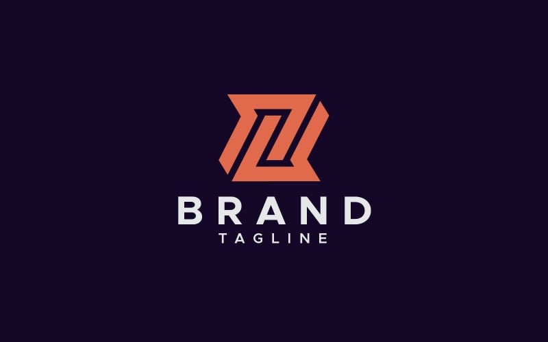 r or rr letter flat logo design original