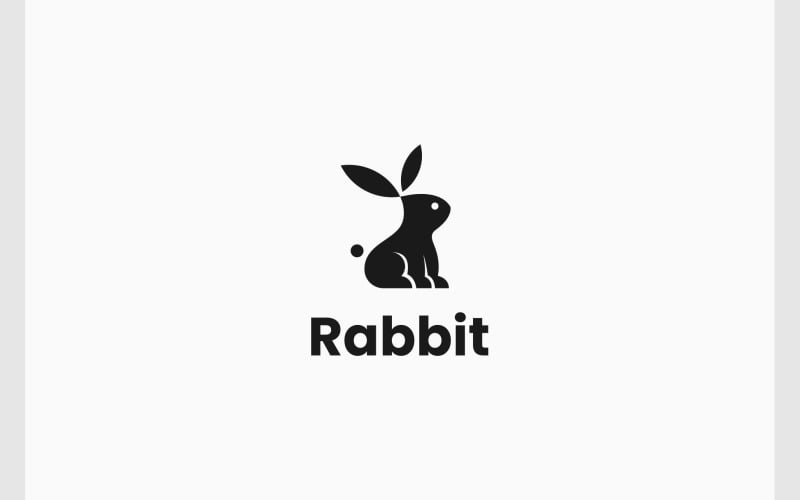 rabbit bunny hare unique logo original