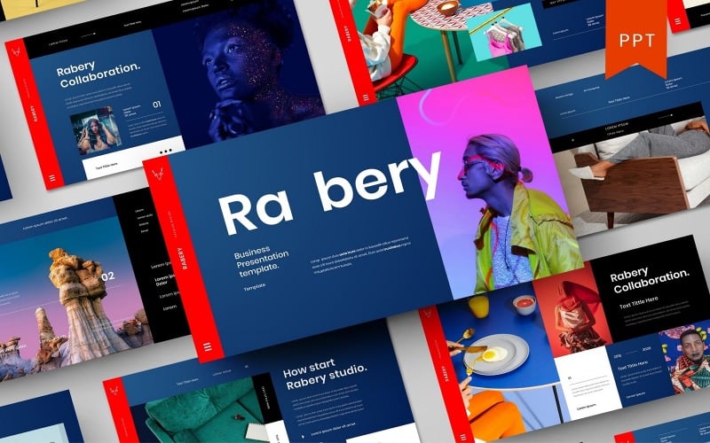 rabery business powerpoint template original