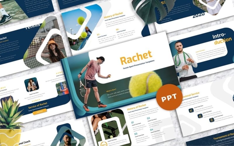 rachet tennis sport powerpoint original