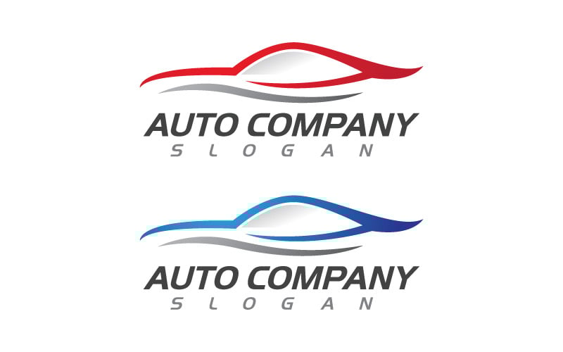 racing auto car logo template vector illustration v original