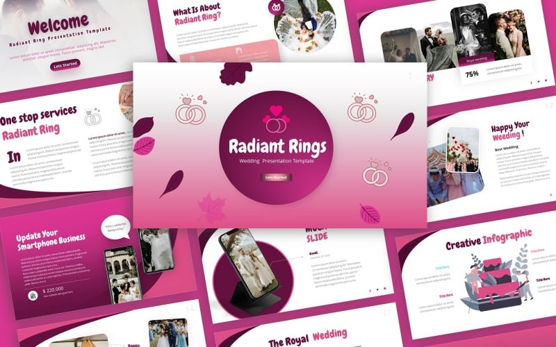 radiant ring presentation template original