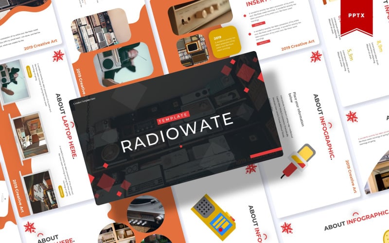 radiowate powerpoint template original