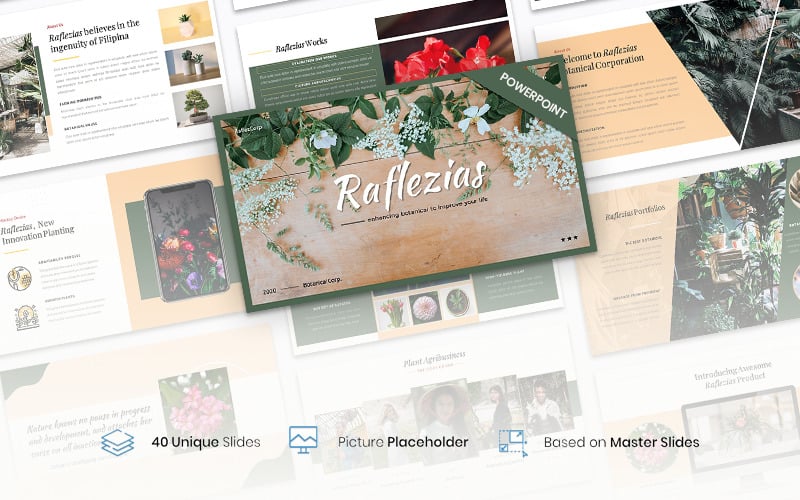 raflezias creative business powerpoint template original