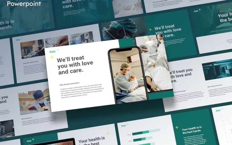 rale medical powerpoint template original
