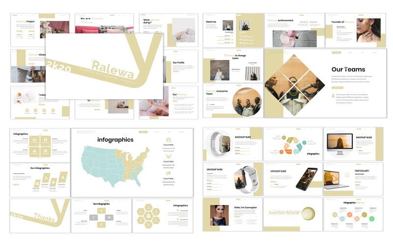 raleway powerpoint template original