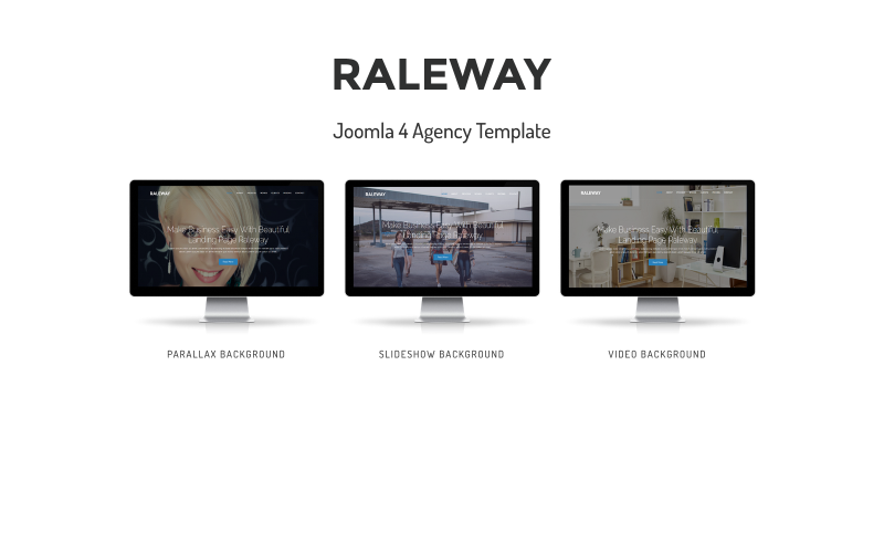 raleway responsive onepage joomla template original