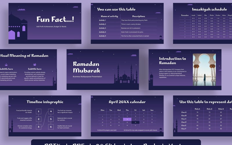 ramadan mubarak multipurpose powerpoint original